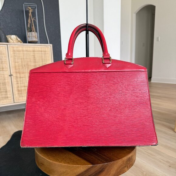 Louis Vuitton Epi Riviera Handbag Red - Picture 2 of 10